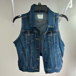 Jean jacket vest